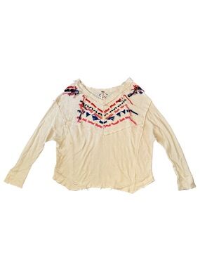Free People Embroidered Top